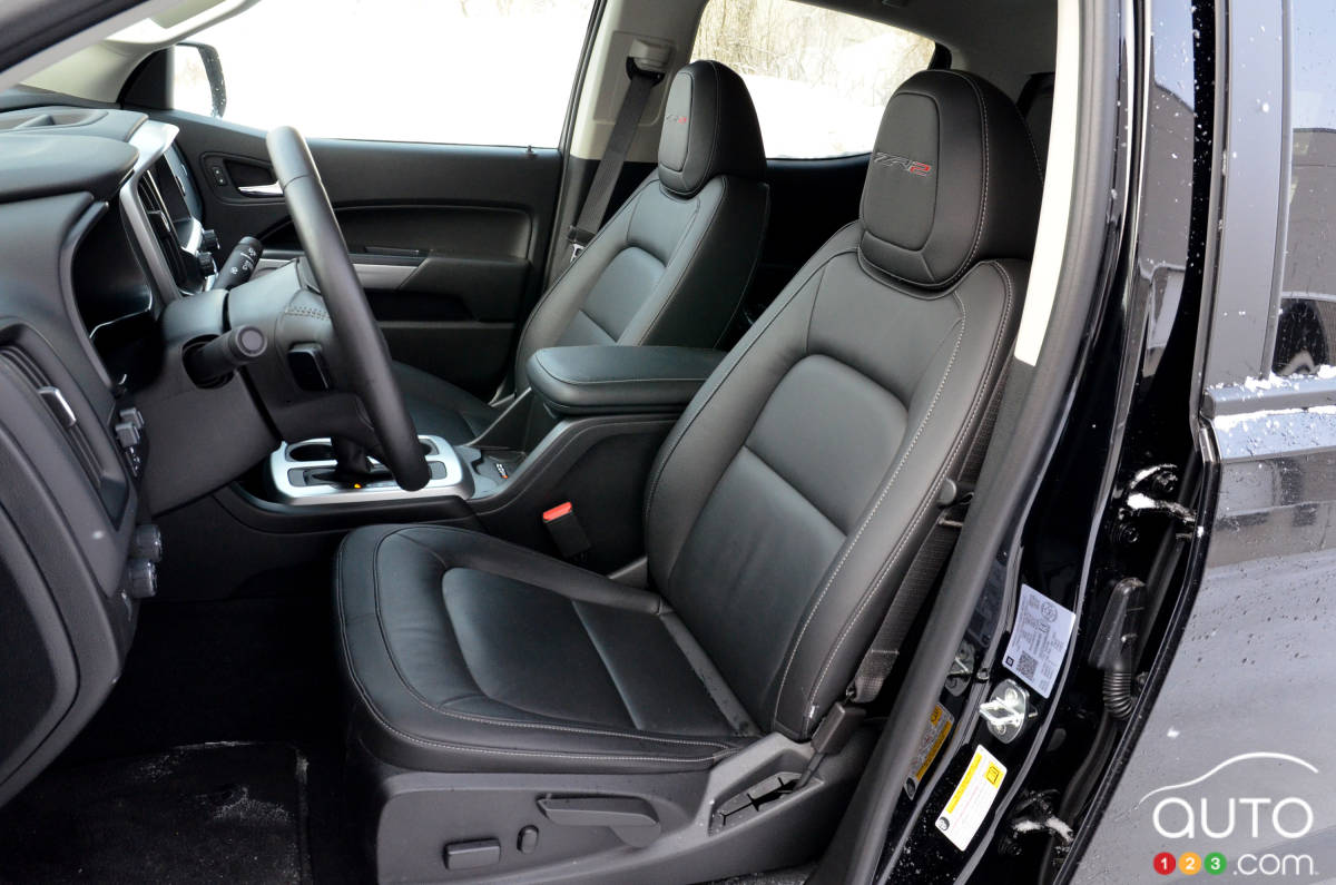 Chevrolet Colorado ZR2 Midnight Edition 2021, première rangée